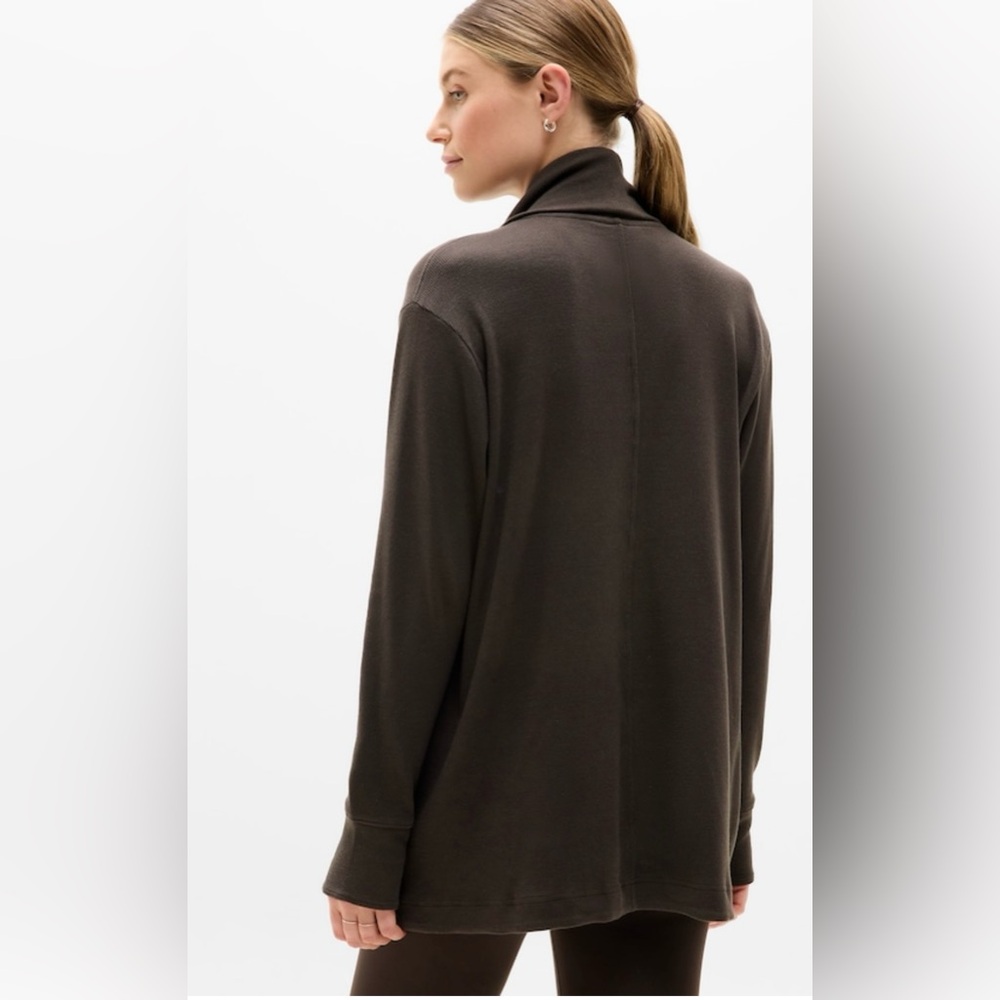 NWT-Athleta Truffle Pranayama Restore Rib Wrap, Large - Picture 5 of 9